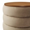 Modway Mezzo Round Performance Velvet Storage Ottoman - 4 of 4