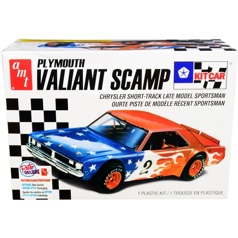 Skill 2 Model Kit Plymouth Valiant Scamp Kit Car 1/25 Scale Model by AMT, 1 of 5