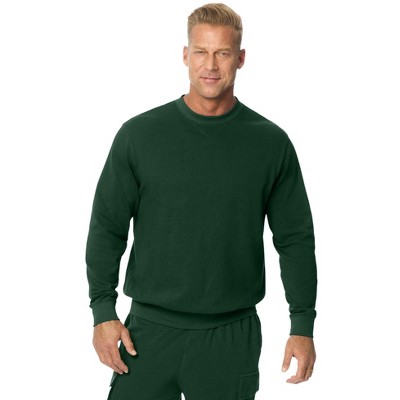 KingSize Men's Big & Tall French Terry Crewneck Sweatshirt