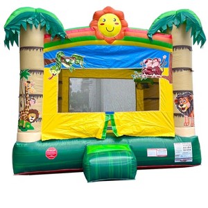 Pogo Bounce House Crossover Kids Inflatable Bounce House, No Blower - 1 of 4