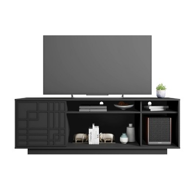 Techni Mobili Contemporary TV Stand for TVs Up to 70 In Black