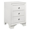 NicBex 3-Drawers Nightstand Wooden Bedside Table with 2 USB Ports Transitional Bedroom Furniture End Table for Living Room, Bedroom - 3 of 4