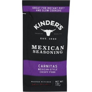 Kinders Seasoning Carnitas - Pack of 15 - 1 oz - 1 of 4