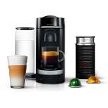 Nespresso Vertuo Plus Deluxe Espresso and Coffee maker Bundle - Black