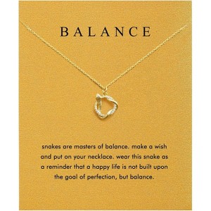 Inspirational Butterfly Compass Necklace Graduation Christmas Gift for Her Snake - 1 of 4