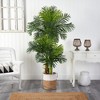 Nearly Natural 6-ft Hawaii Artificial Palm Tree in Handmade Natural Jute and Cotton Planter - 3 of 4