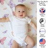 Sweet Jojo Designs Girl Baby Tummy Time Playmat Butterfly Blush Pink and Purple - 3 of 4