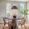 LLHZSY Hammered Dome Pendant Chandelier Light 15 3/4" Wide Modern Fixture for Kitchen Island Dining Room - 3 of 4