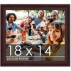 PosterPalooza | Linear Brown Picture Frame - UV Acrylic, Backing Board, Hanging Hardware Included - 2 of 4