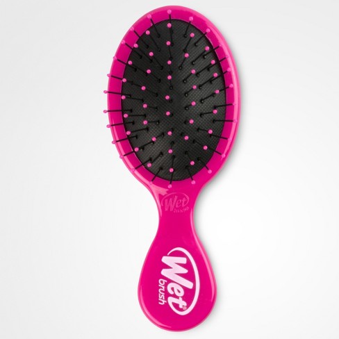 Wet Brush Shower Detangler Hair Brush With Hanging Shower Hook - Solid Pink  : Target