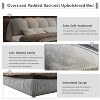 AENKYO Cloud Comfort Platform Bed, Queen Size with Oversized Padded Backrest, Solid Wood Frame & Adjustable Height - 4 of 4