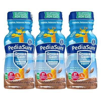 PediaSure Grow & Gain Kids' Nutritional Shake Chocolate - 6 ct/48 fl oz