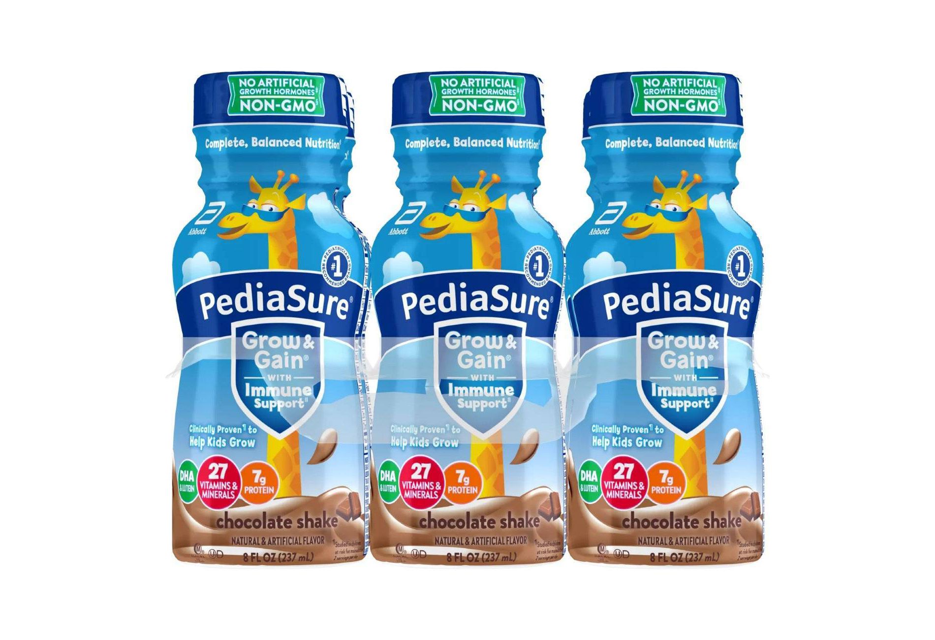 PediaSure Grow & Gain Kids' Nutritional Shake Chocolate - 6 ct/48 fl oz
