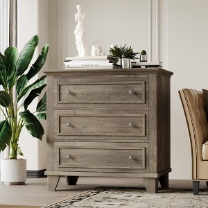 Dresser for Bedroom, 7 Drawer Dresser, Wooden Chest of Drawers with Deep Drawers, 47" Long Dressers TV Stand, Modern Dressers Organizer - 1 of 4