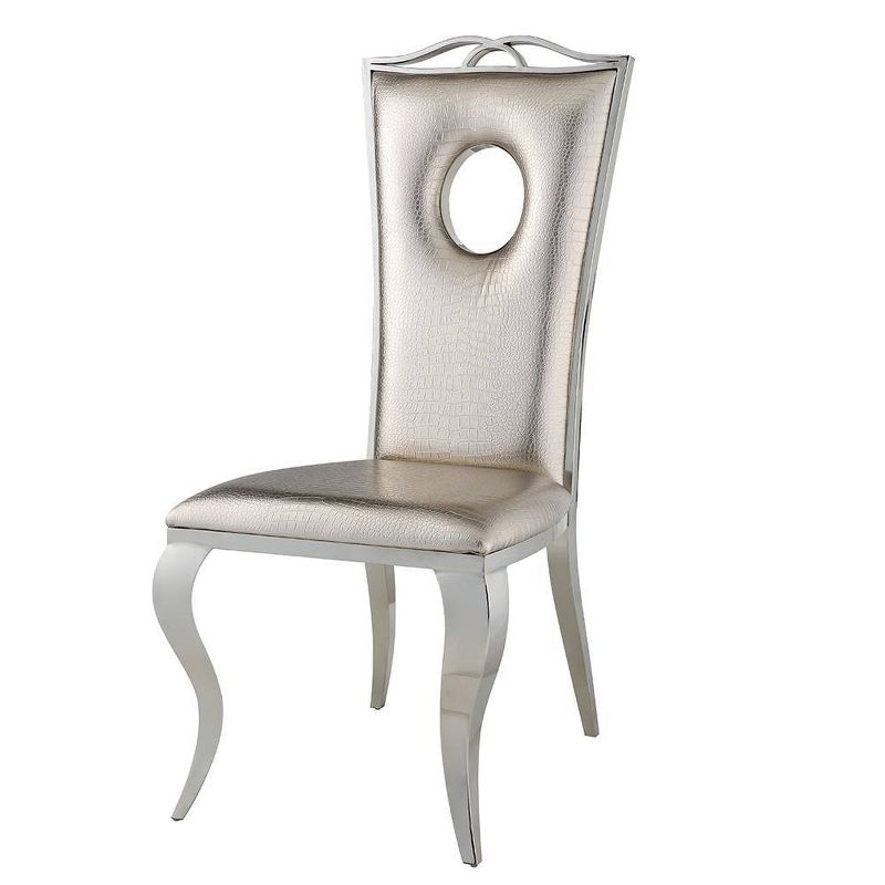 Cyrene 19&#34; Dining Chairs Beige - Acme Furniture, 6 of 7