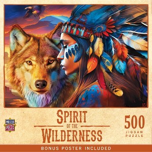 MasterPieces Indigenous Spirit - Spirit of the Wilderness 500 Piece Jigsaw Puzzle - 1 of 4
