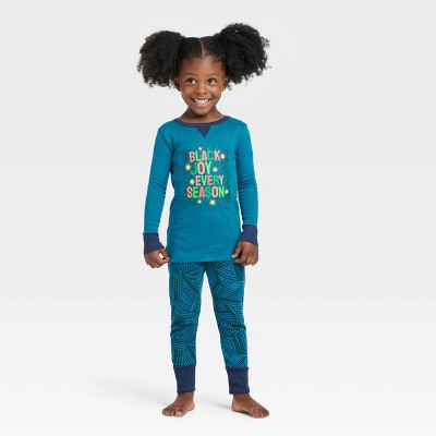 Toddler Joy Print Matching Family Pajama Set - Wondershop™ Blue