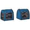 PawHut 39 Portable Soft Sided Pet Cat Carrier with Divider Two