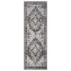 Area Rugs for Living Room Bedroom Washable Vintage Distressed Print Pattern Medallion Carpet Non-Slip Low Pile Rug - 3 of 4