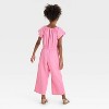 Girls' Short Sleeve Eyelet Jumpsuit - Cat & Jack™ - 2 of 3