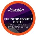 Brooklyn Beans DECAF Coffee Pods,Keurig K Cup 2.0 Brewers compatible,Fuhgeddaboutit, 40 Count