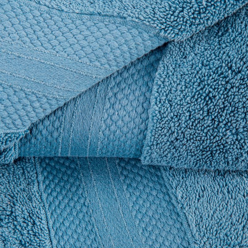 Premium Cotton Solid Plush Heavyweight Luxury Towel Set By Blue Nile Mills : Target