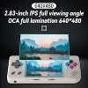 Voacle RG28XX Retro Handheld Game with Linux System,2.83 Inch IPS Screen Built-in 64G TF Card 5516 Games Support Multimedia Application(Gray) - 3 of 4