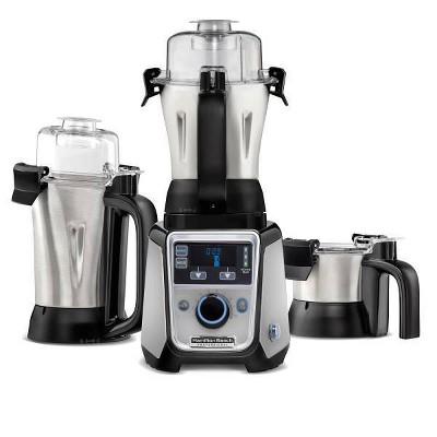 Hamilton Beach Pro Multi food Prep 58770: 13-Speed Silver Food Processor & Blender, 1400W, Dishwasher-Safe Parts