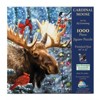 Sunsout Cardinal Moose 1000 pc Christmas Jigsaw Puzzle 37052 - 2 of 4