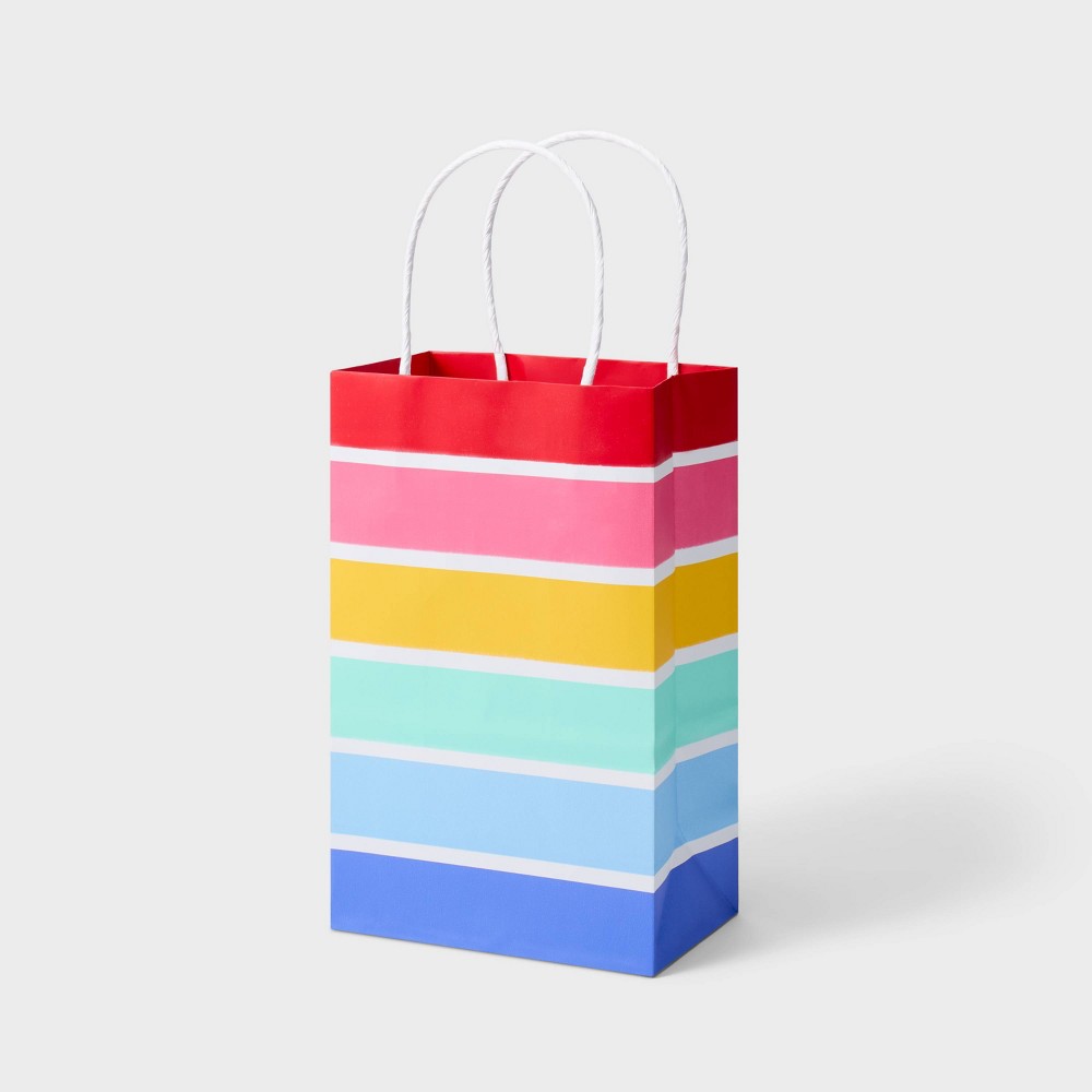 Photos - Other Souvenirs XS Striped Gift Bag - Spritz™