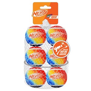 NERF Color Blast Squeak Tennis Ball Dog Toys - 1 of 4