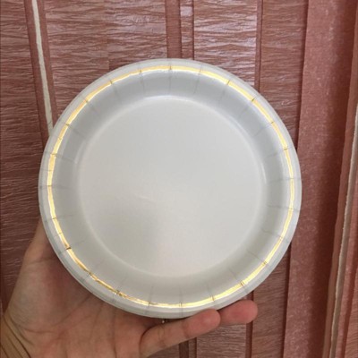 Textured Stripe Paper Plates - 90ct - Up & Up™ : Target