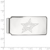 Black Bow Jewelry 14k White Gold Dallas Stars NHL Money Clip - 2 of 3