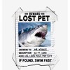 Reward Lost Pet Poster Adult Crew Neck Short Sleeve Tee - 2 of 2