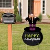 Big Dot of Happiness Happy Halloween - Party Decorations - Witch Party Welcome Yard Sign - 2 of 4