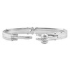 Pompeii3 Men's Steel Polished Latched 8" 10mm Cuffed Bracelet - 2 of 3