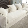NicBex Modular Sectional Sofa,U-Shaped Chenille Couch with 5 Pillows for Living Room,Apartment,Office,No Assembly Require,Beige - 4 of 4