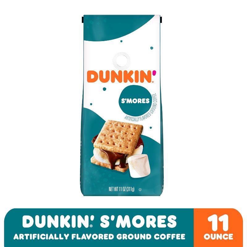 Dunkin&#39; Donuts S&#39;mores Medium Roast Ground Coffee - 11oz, 3 of 10