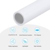 Unique Bargains Water Plumb DIY Crafts High Impact Rigid Round Pipes 8" Length - 3 of 4