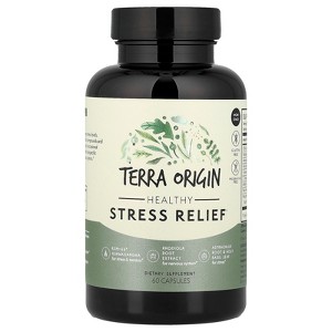 Terra Origin Healthy Stress Relief, 60 Capsules - 1 of 4