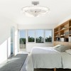 Airsurfer Multi-Directional Light Socket Fan with Remote 13" Screw-in Ceiling Fan - 3 of 4