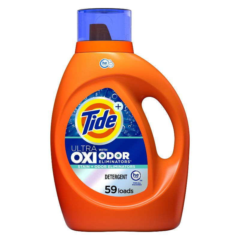 Tide Liquid Oxi + Odor Eliminator Laundry Detergent, 1 of 10