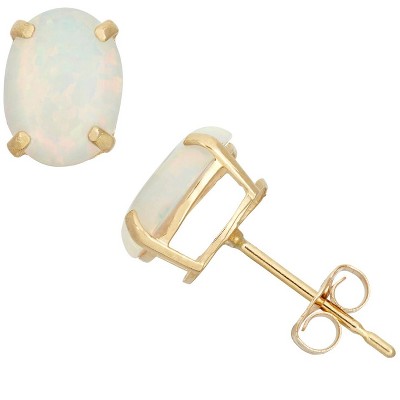 Designs By Gioelli 10K Gold Gemstone Stud Earrings