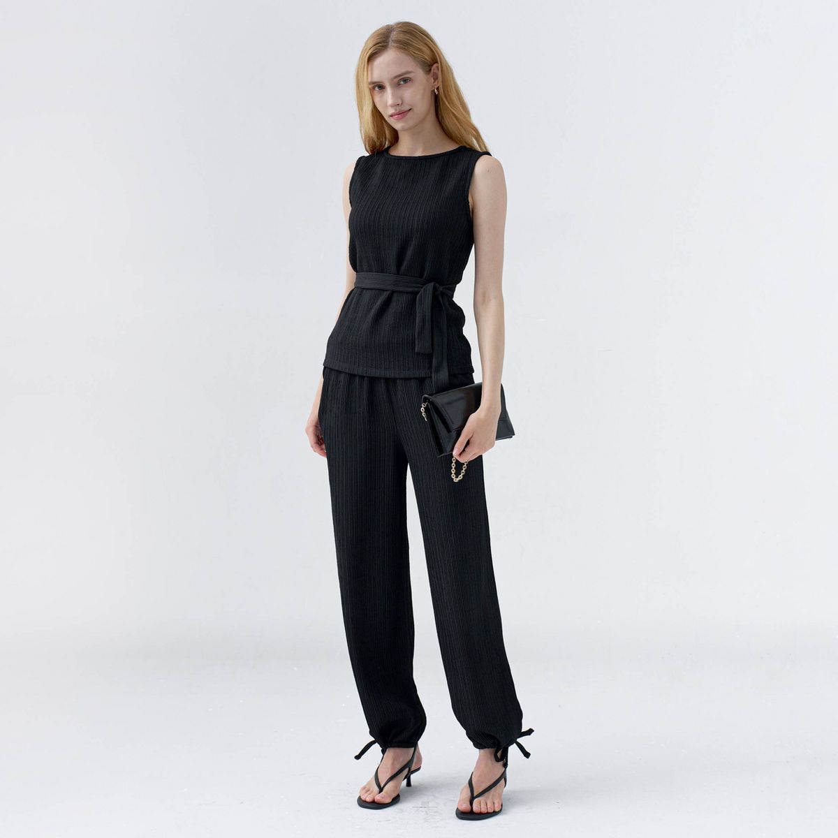 Women's Tie Detail Tank Top - A New Day™ - thumbnail 3