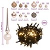 vidaXL Christmas Ball Set - Rose Gold and Gold, 120 Pieces - 4 of 4