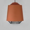 ET2 Lighting Phoenix 1 - Light Pendant in  Brick/Black - 4 of 4
