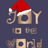 Women's Design By Humans Christmas Design - Joy to the World in Gold Design and Red By SimplyDesign Racerback Tank Top - 2 of 3