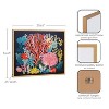 Kate & Laurel All Things Decor 20"x16" Gallery Bright Coral Underwater Ocean Print by The Creative Bunch Studio Gold - 3 of 4