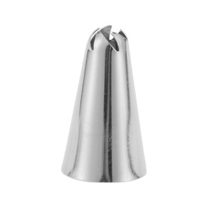 Unique Bargains Piping Tip Stainless Steel Silver Tone 0.7"x1.3" 1 Pcs - 1 of 3