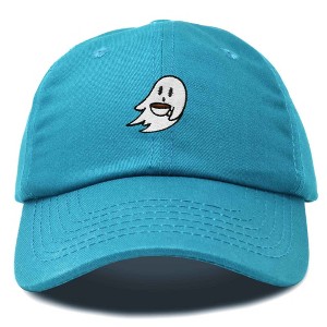Dalix Coffee Ghost Cap Embroidered Coffee Cotton Baseball Hat Mens Womens - 1 of 4